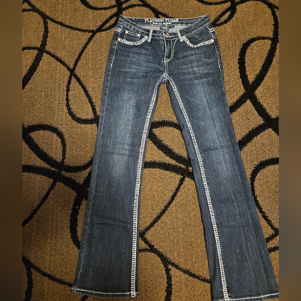 Platinum Plush bootcut jeans
